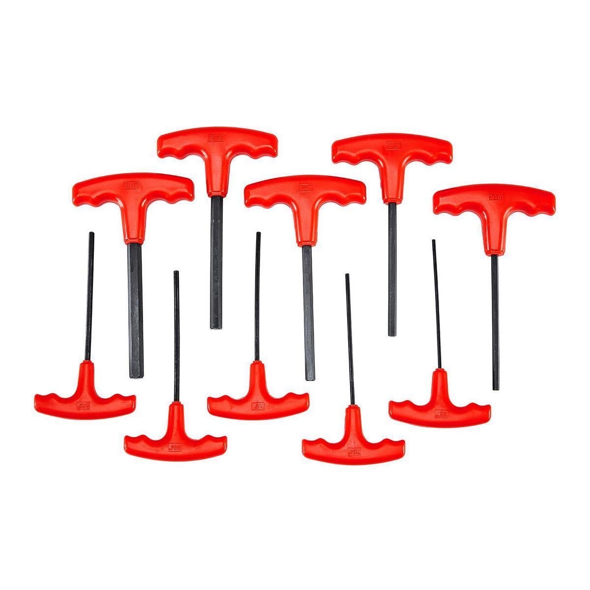10 Piece SAE T-Handle Hex Key Set U29343