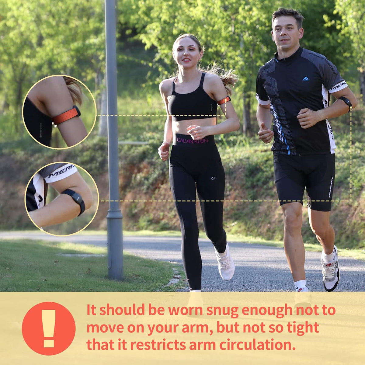 Armband Heart Rate Monitor Replacement Strap, Pack of 2 X716694