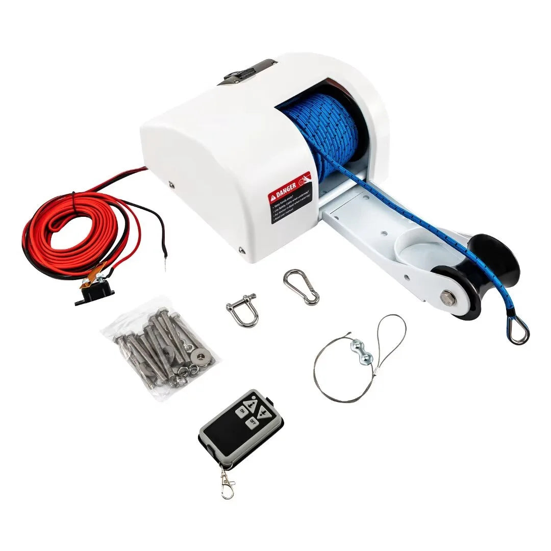 12V Saltwater Marine Windlass Winch with Wireless Remote Control D995