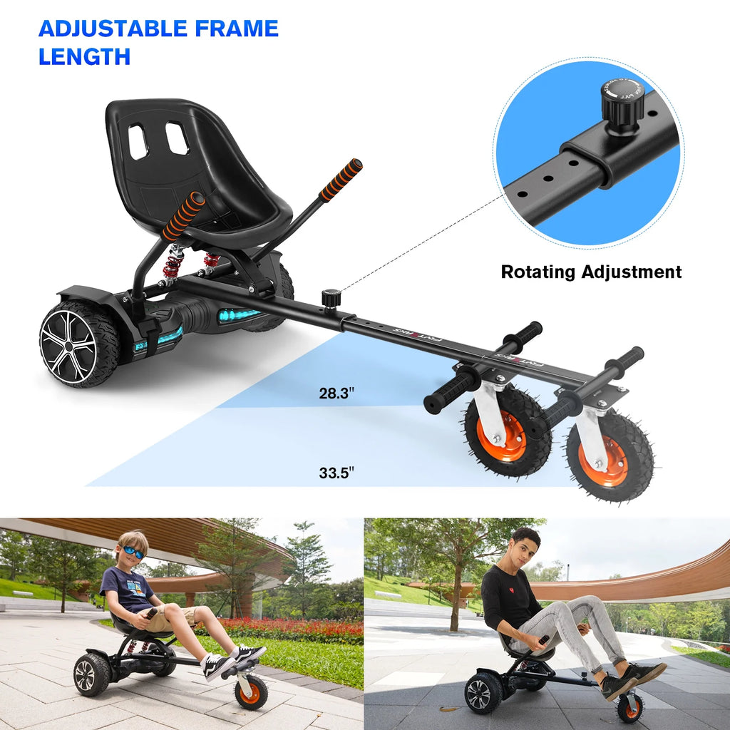 Hoverboard with Seat Attachment, Balancing Scooter N668018