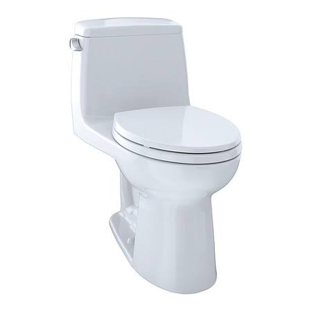 Cotton White One-Piece Elongated 1.6 GPF Toilet R3807