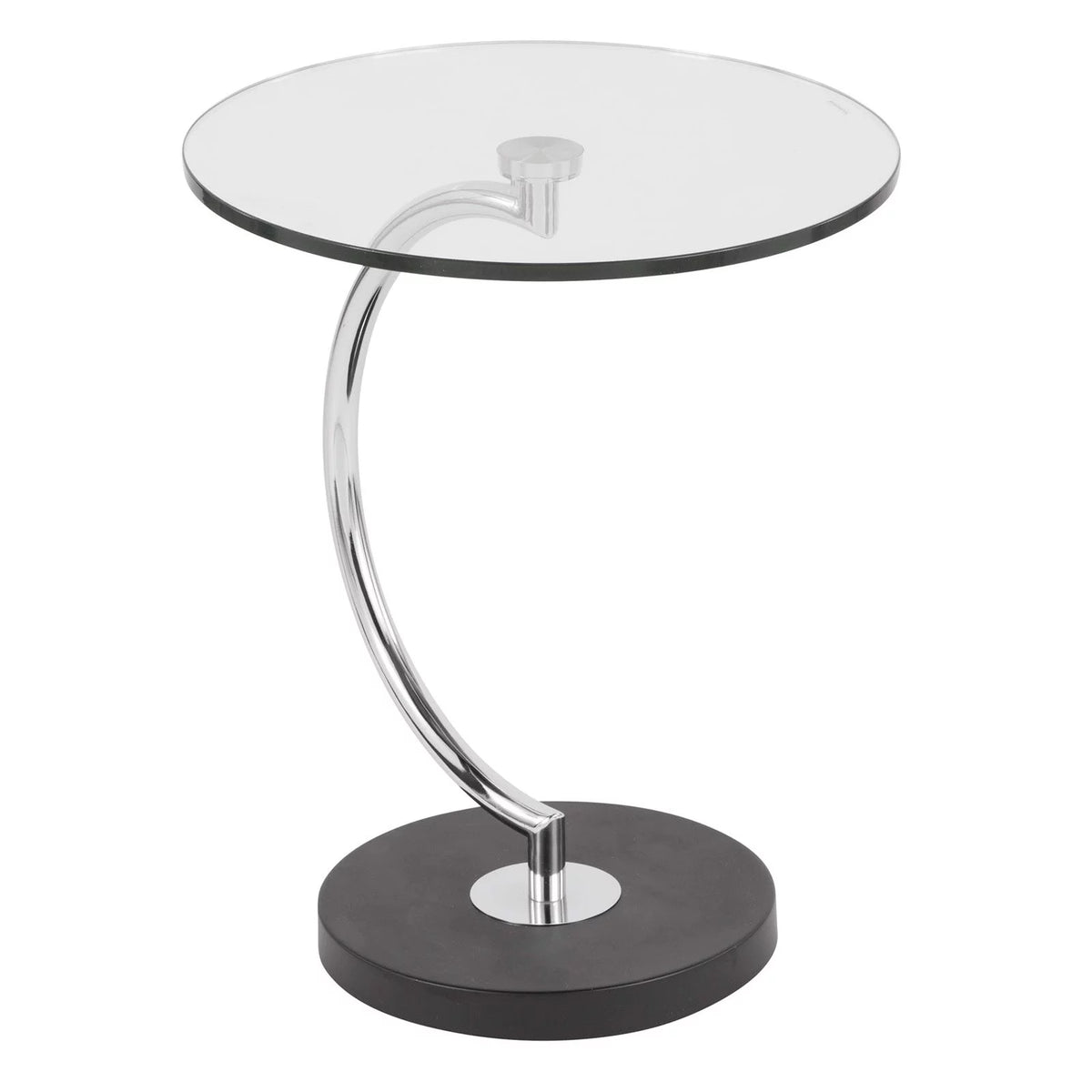 Modern Contemporary Indoor C End Table Glass X5216