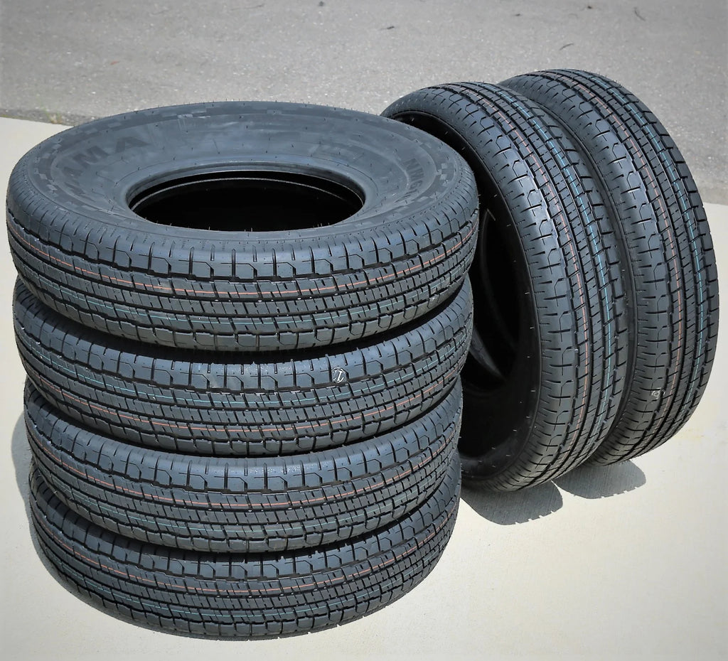 Semi-Steel ST 205/75R14 Load D 8 Ply Trailer Tire A5702
