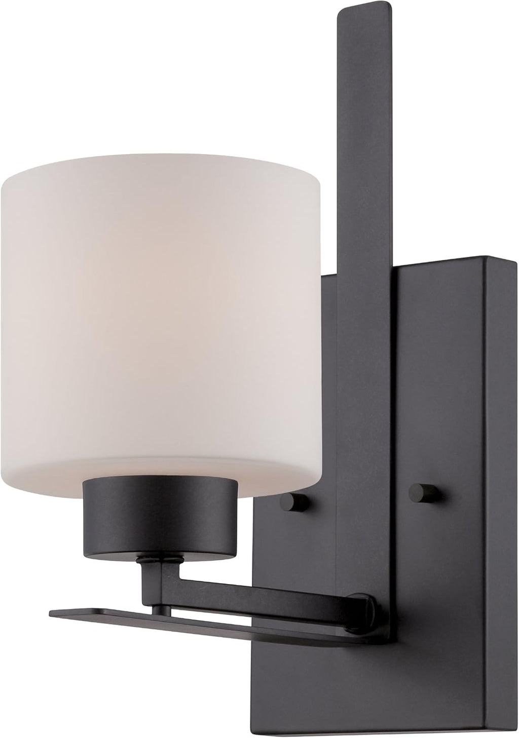 Two Light Vanity with Etched Opal Glass Polished Nickel Fixture T46815