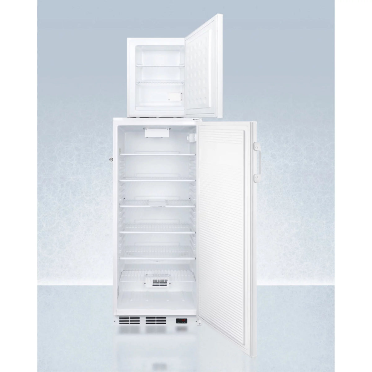 10.1 cu.ft. Auto Defrost Refrigerator and Compact Manual Defrost Freezer T575