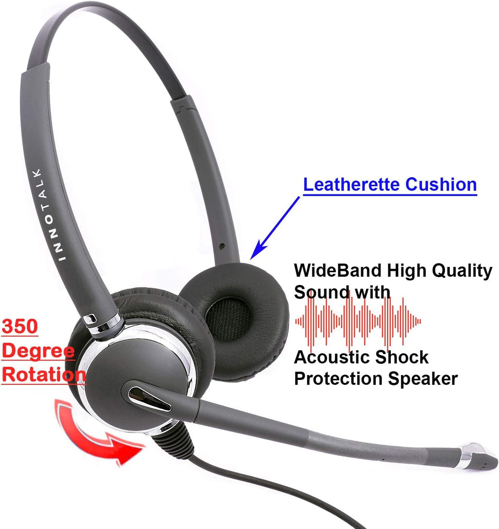 Binaural Headset with Noise Cancelling Mic P7605
