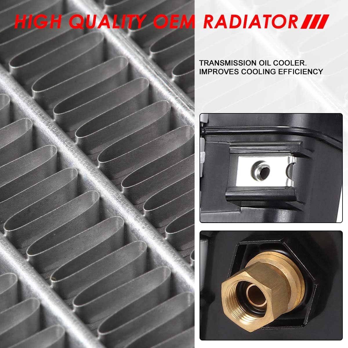 1-Row Cooling Radiator Aluminum Core X1132