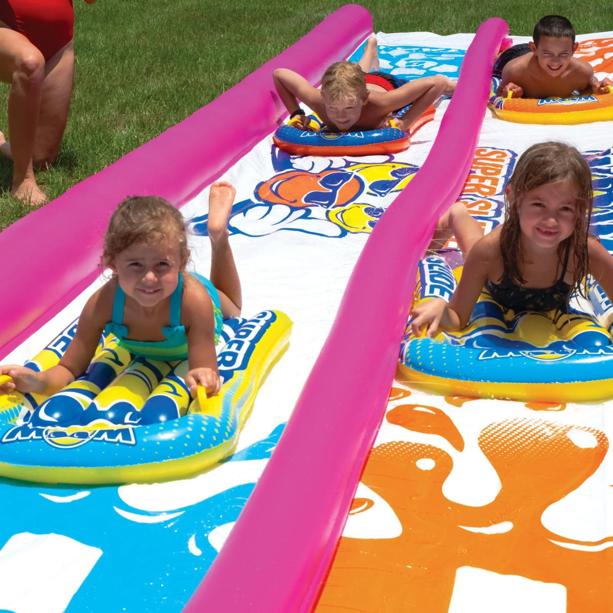 Giant Backyard Double Lane Lawn Slide X926246