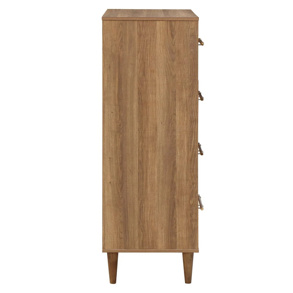 Farmhouse Wood 4-Drawer Chest X5457