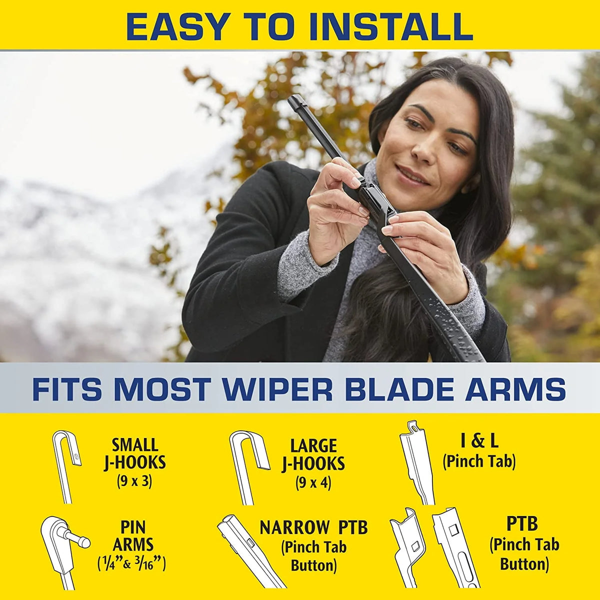 22 2 Pack Wiper Blade Q97010