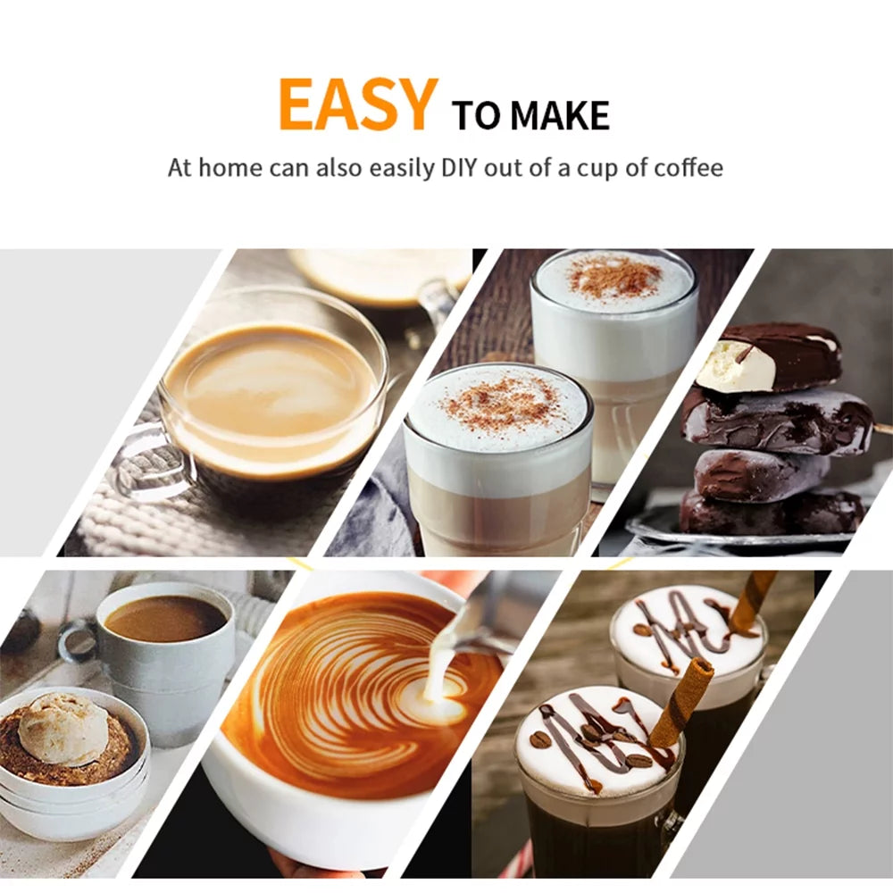 Detachable Electric Milk Frother and Steamer 700ml 600W 5 in 1 J5648