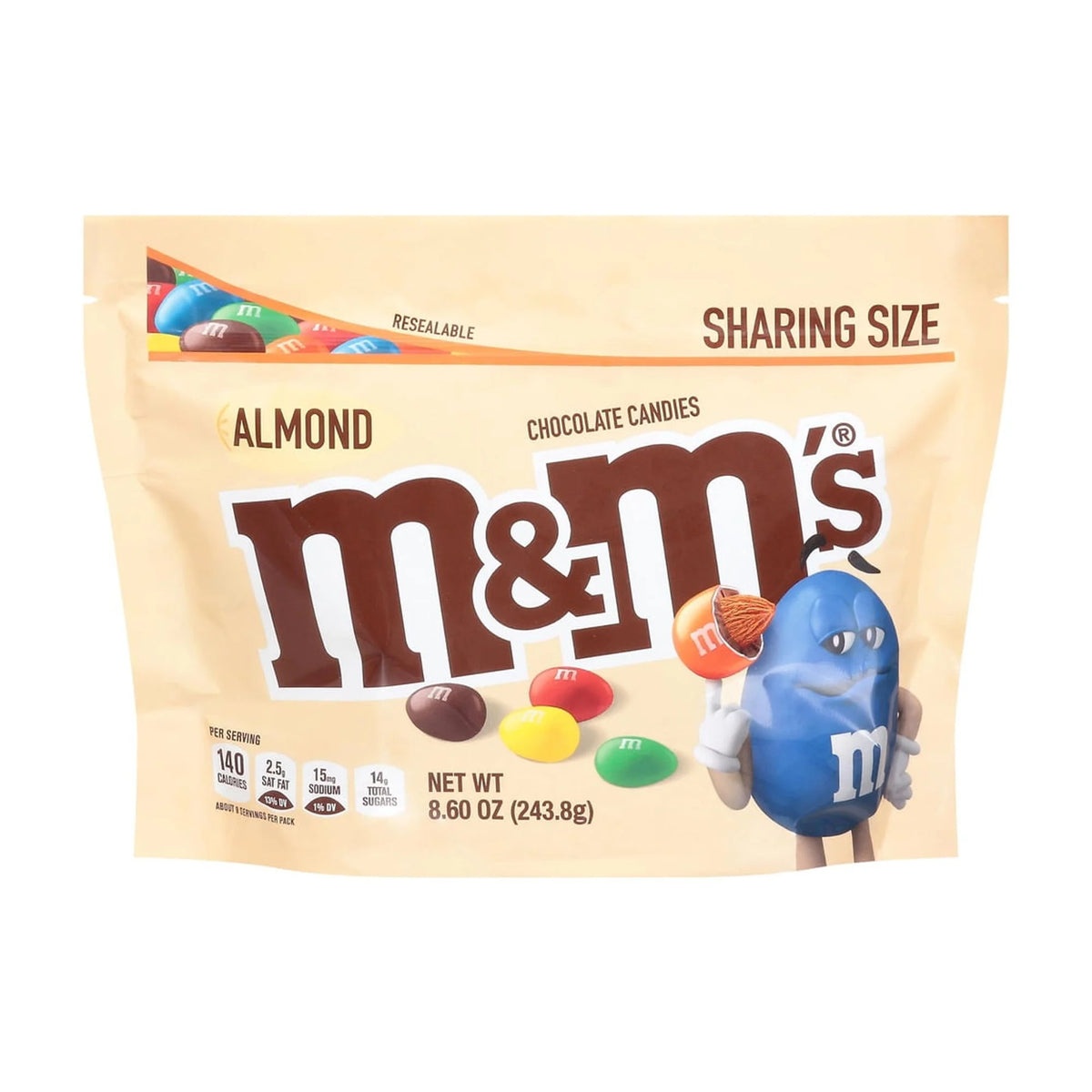 Almond Milk Chocolate Easter Candy 8.6 oz Bag Pack of 10 W793774