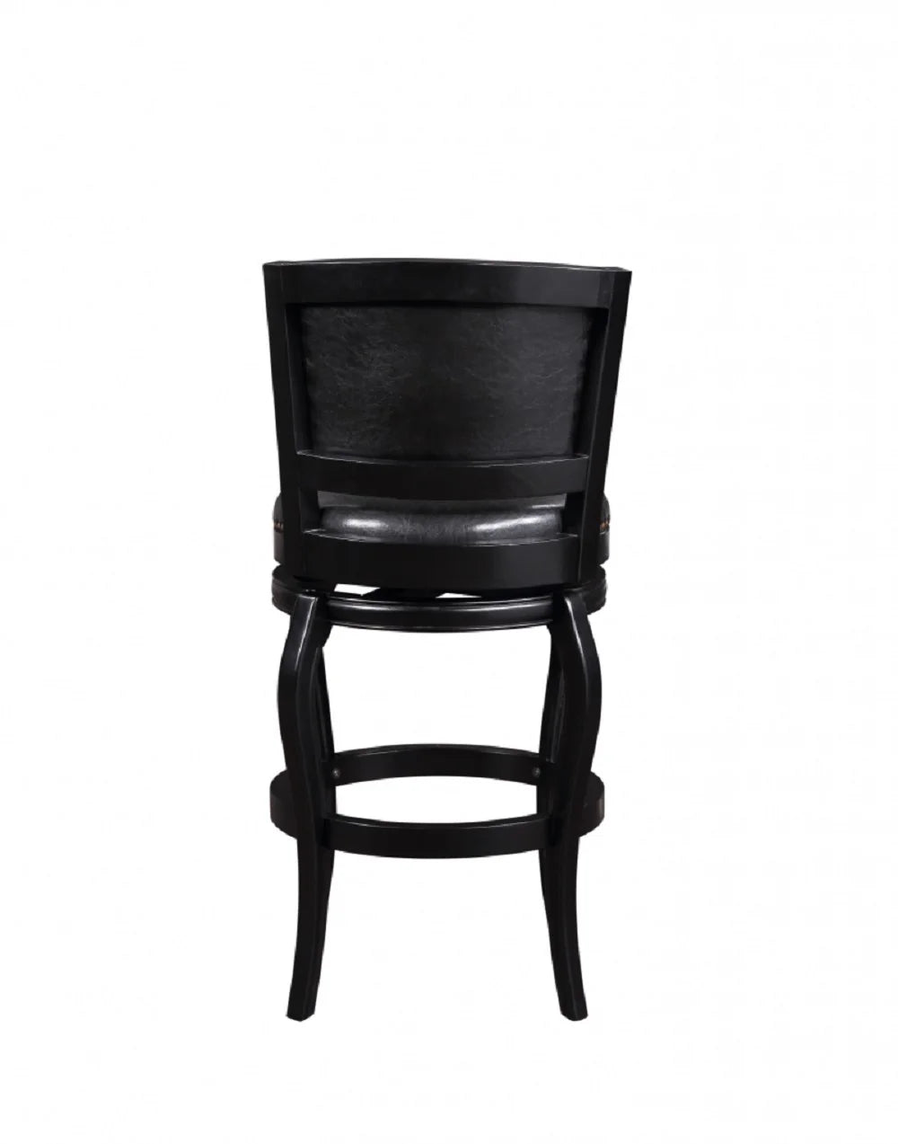 29" High Back Swivel Bar Stool - Black J4991
