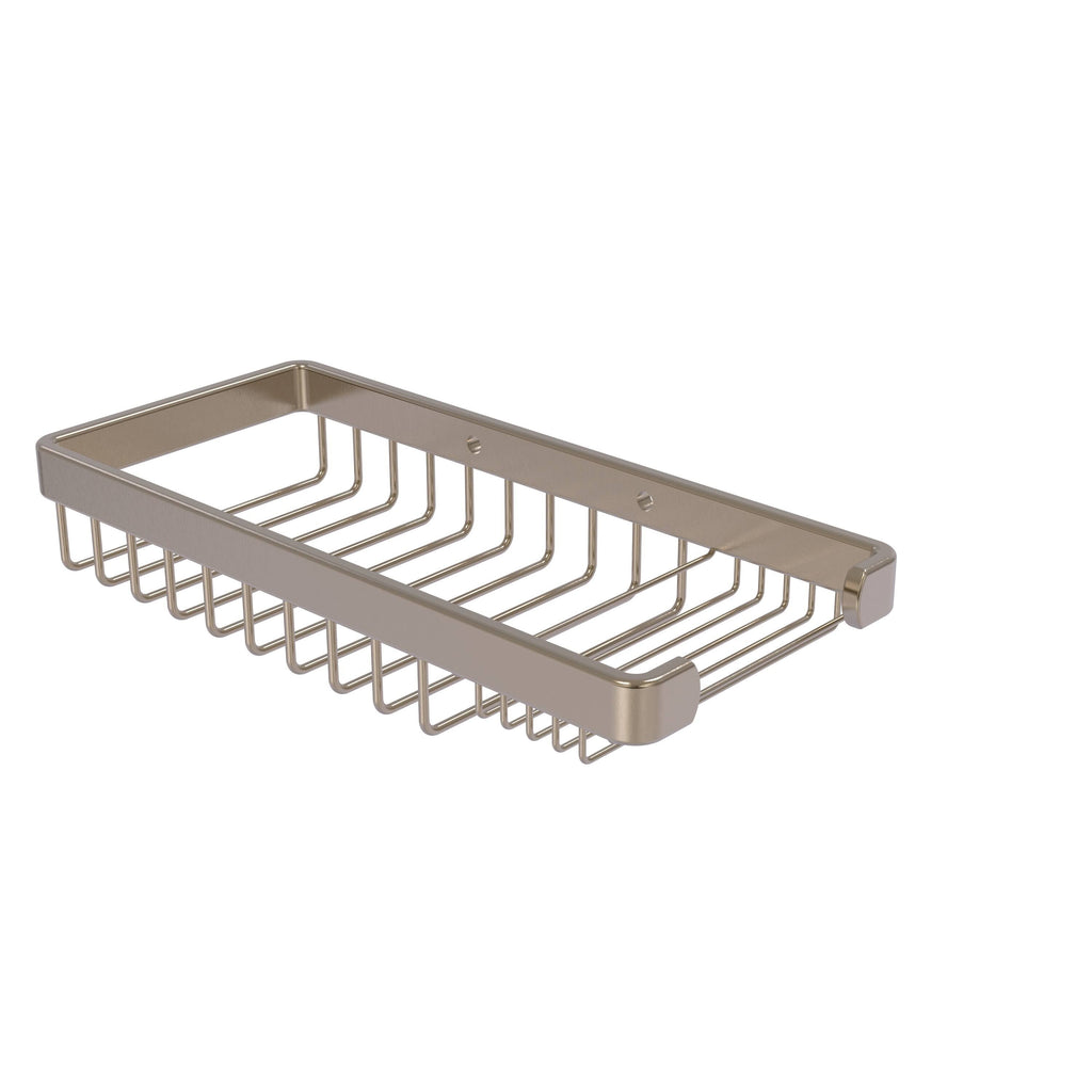 Satin Nickel Rectangular Shower Basket T234623