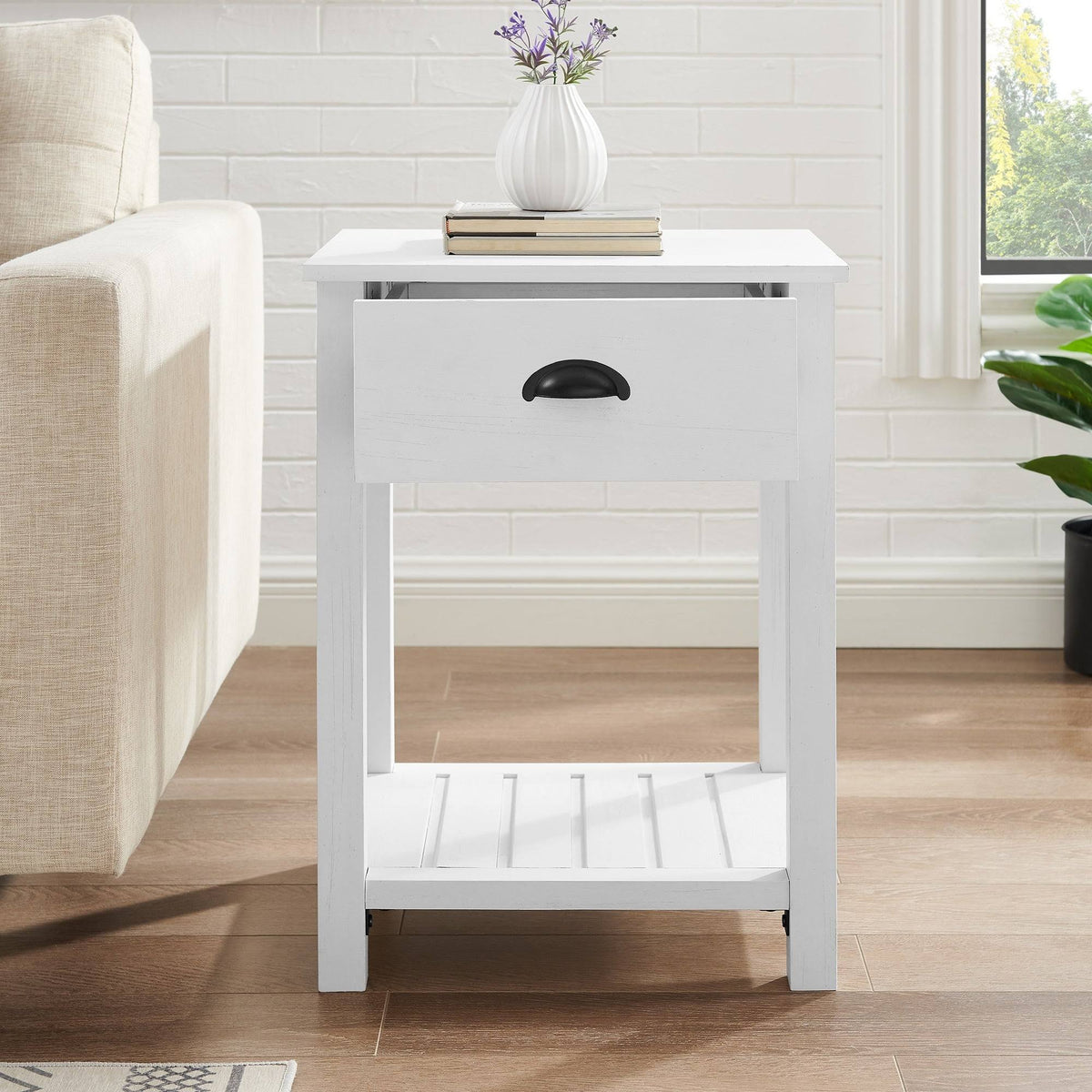 18-inch One-Drawer Side Table X41389