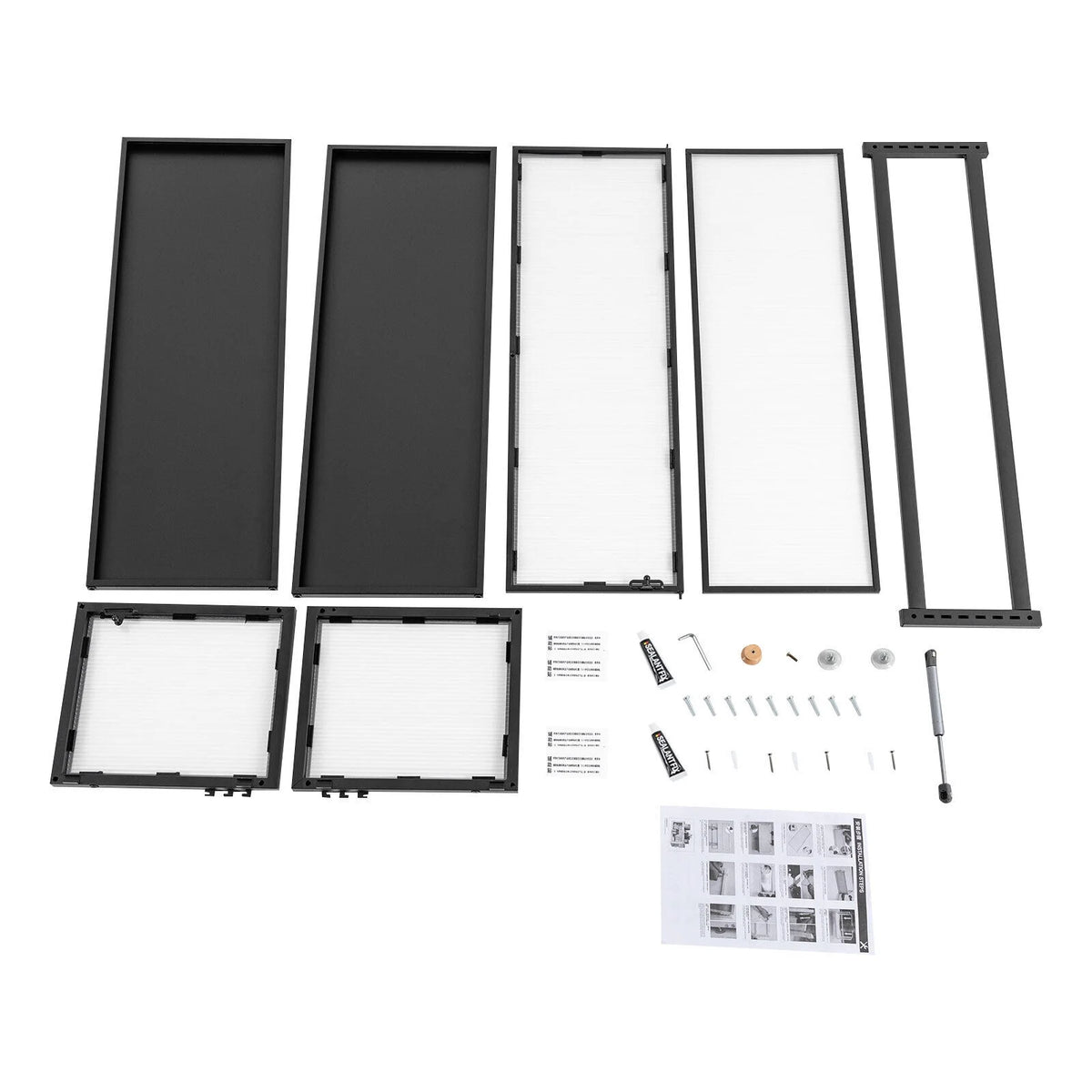 Black Wall Mount Storage Cabinet O5239