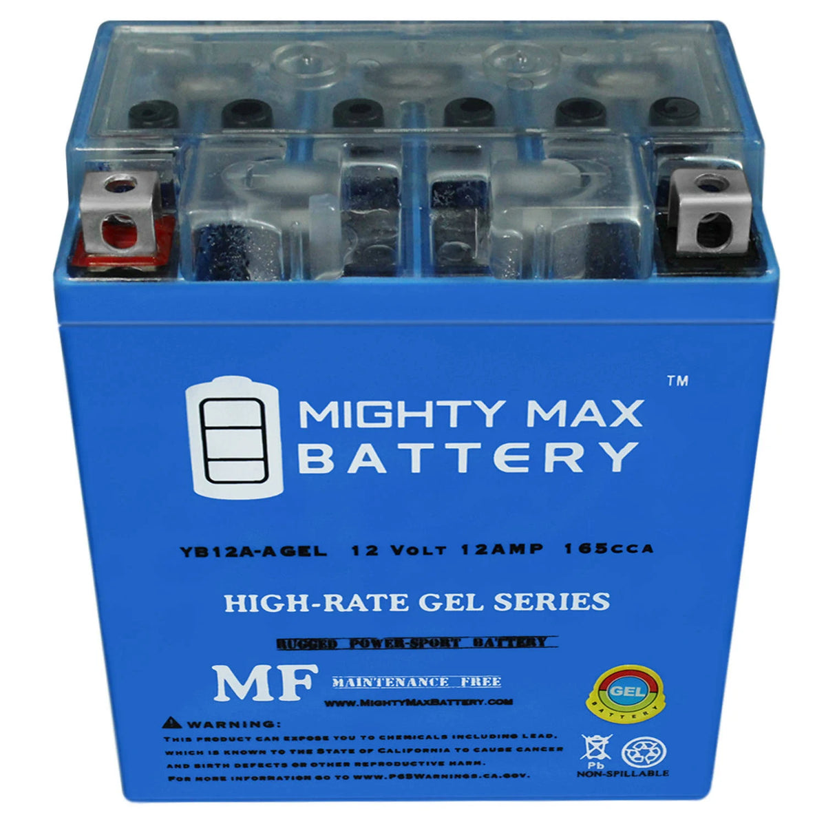 12V 12Ah 165cca Gel Battery F6284