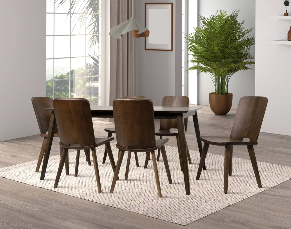 7-Piece Solid Wood Dining Table and 6 Chairs H84192