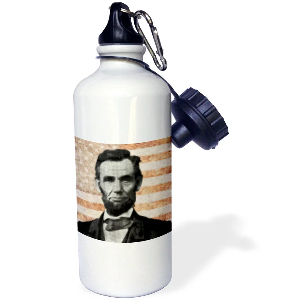 Abraham Lincoln 21oz Sports Water Bottle B942