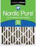 16x25x4 Pleated Air Filters MERV 13 Carbon 1 Pack W510