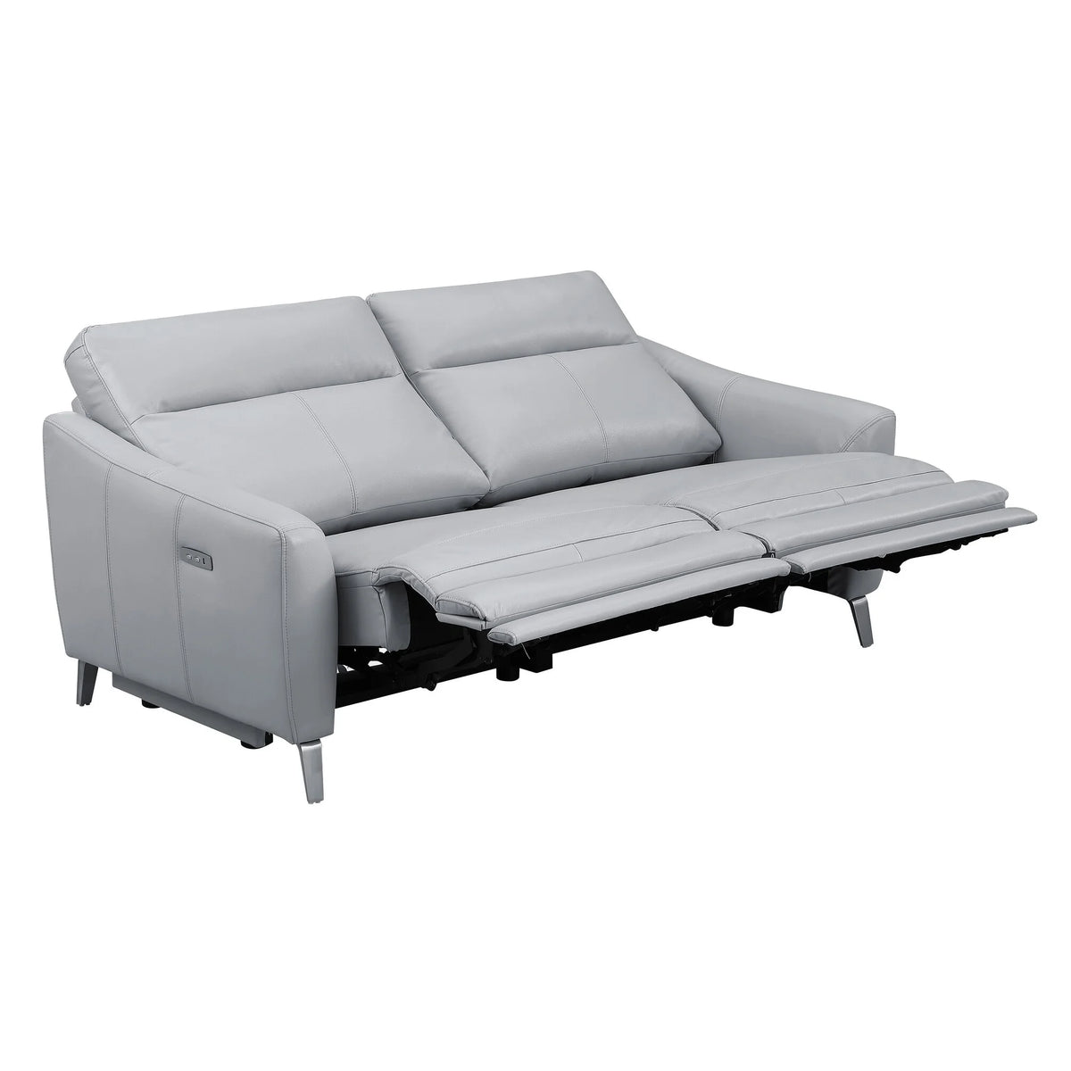 Blue 3-piece Power Reclining Living Room Set Q7368