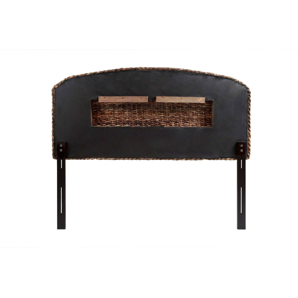 Queen Size Handwoven Banana Leaf Headboard G9505
