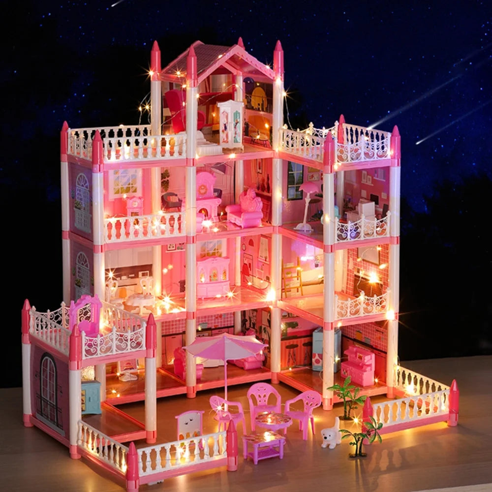 Pink Princess Castle Toy House T9567