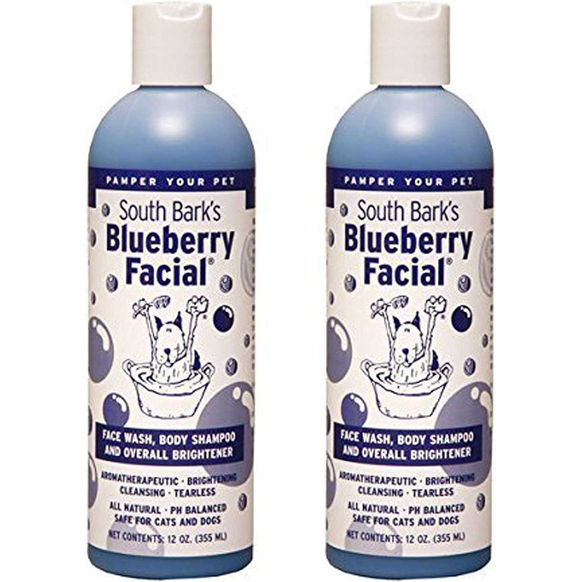 Blueberry Facial Shampoo for Dogs & Cats 2 Pack C562