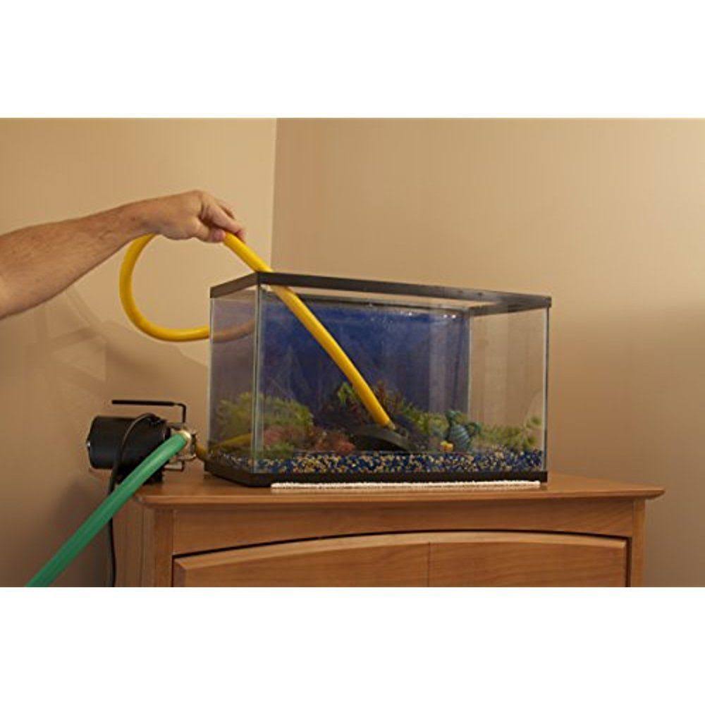 Black Portable Transfer Water Pump with Suction Hose and Attachment X917