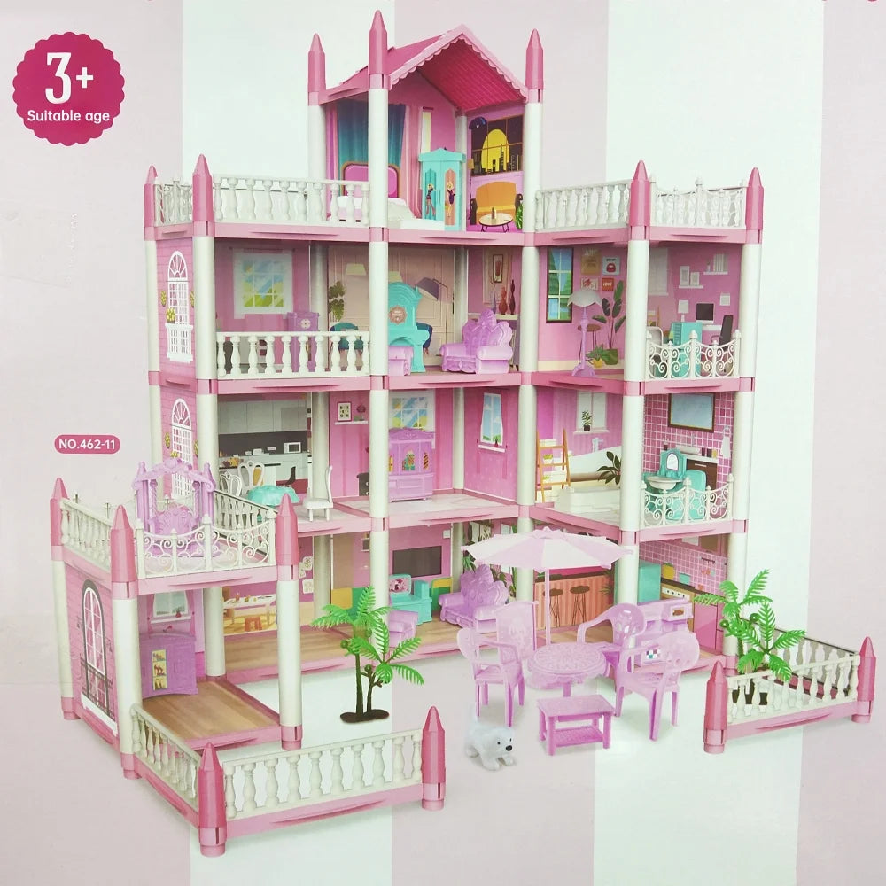 Pink Princess Castle Toy House T9567