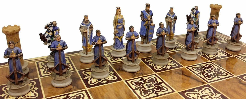 Medieval Times Crusades King Richard The Lionheart Knight Chess Men Set T866