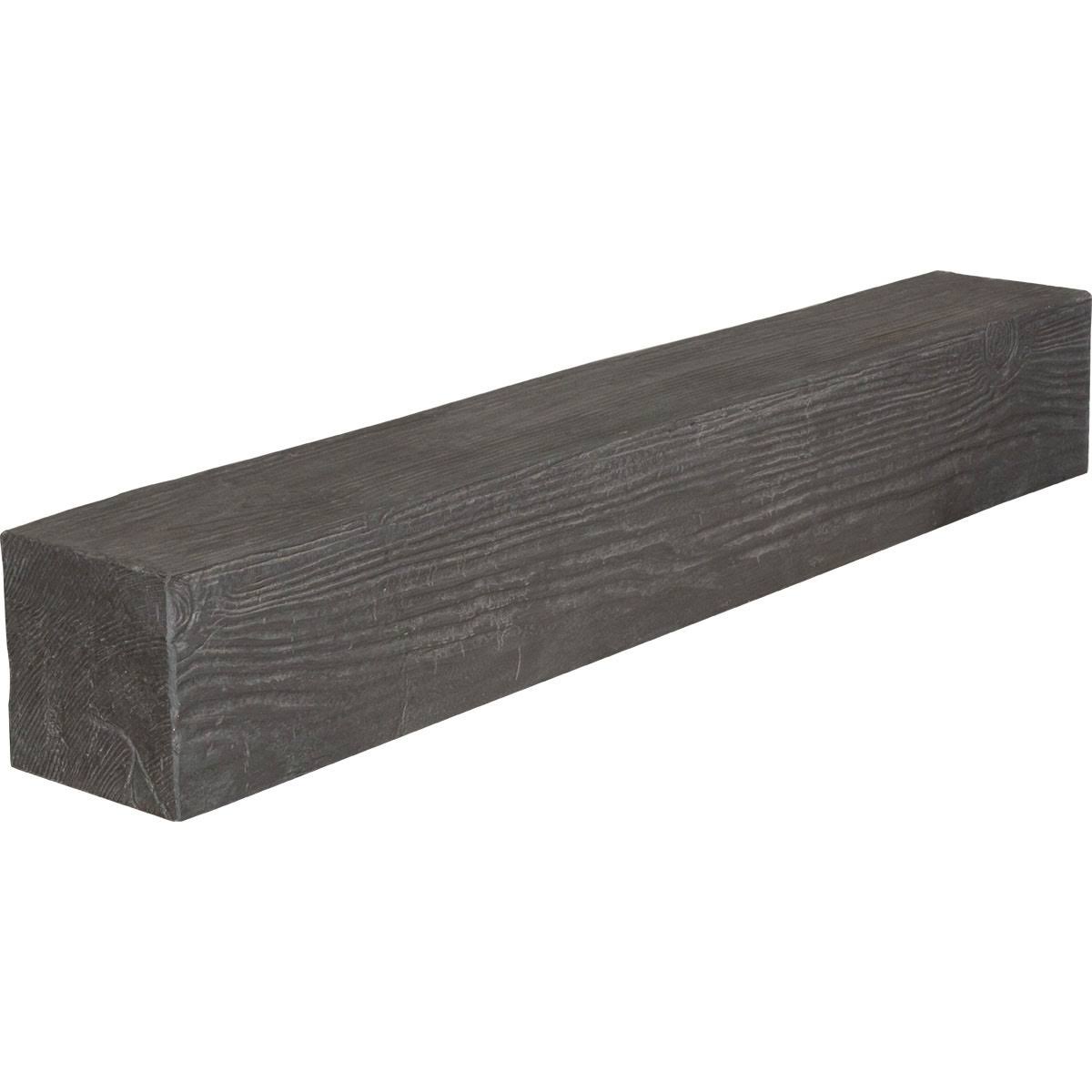 Sandblasted Faux Wood Fireplace Mantel, Aged Cedar R62063