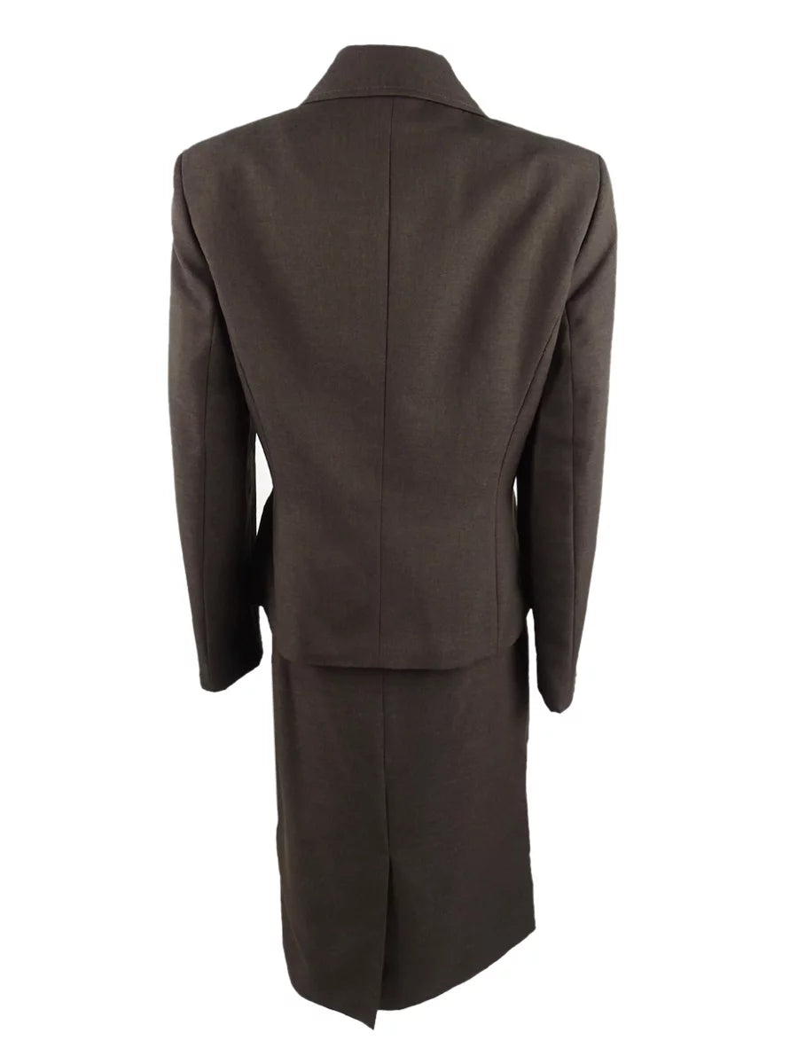 Two-Button Skirt Suit J4585