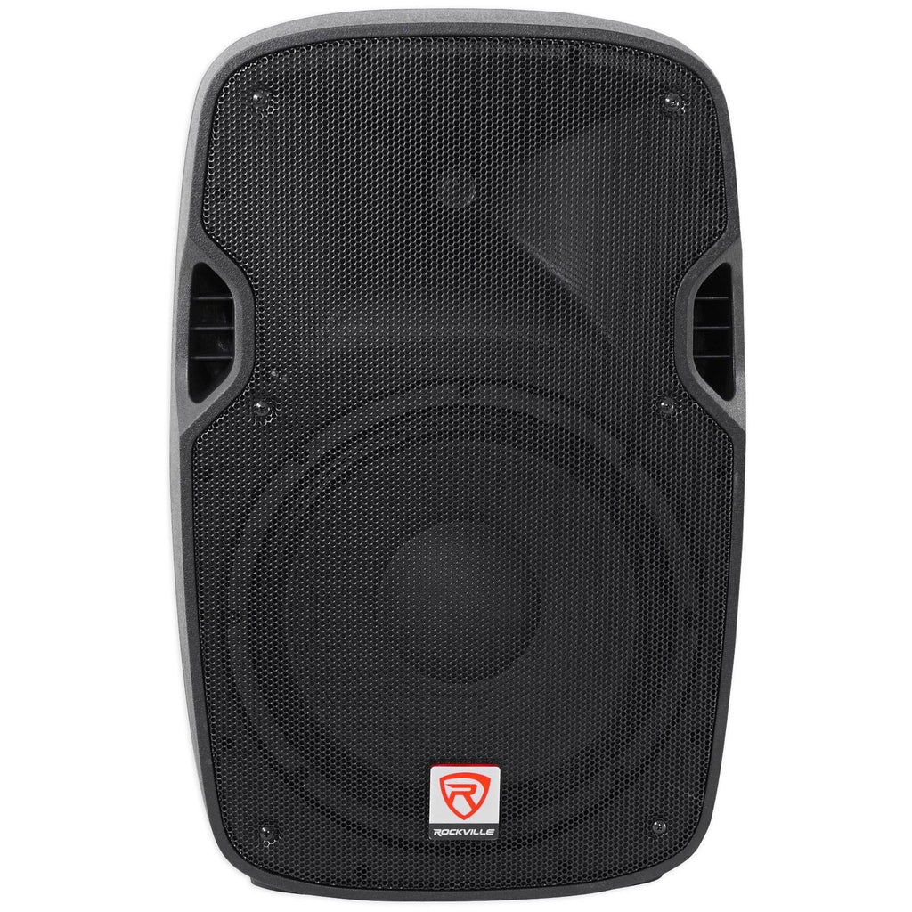 12x22 Passive 1200W DJ PA Speakers with Stands and Cables S41251