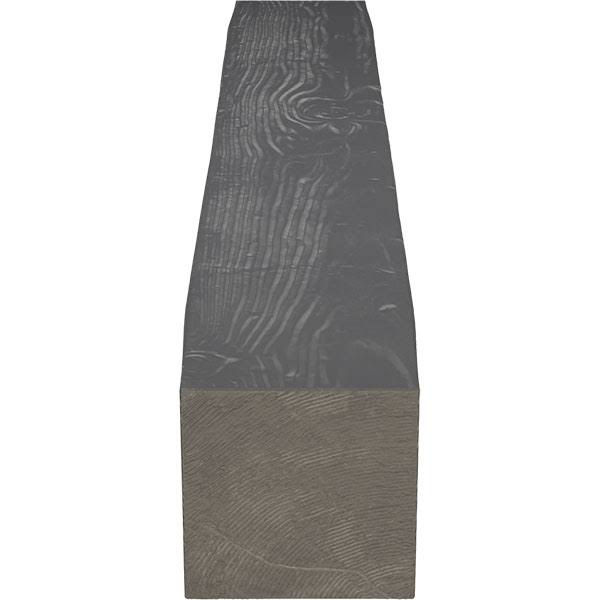 Sandblasted Faux Wood Fireplace Mantel, Aged Cedar R62063