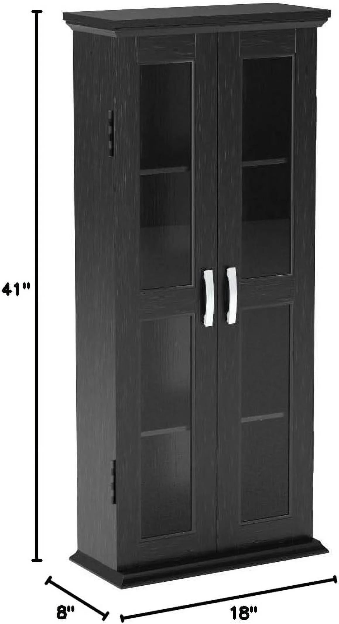 4 Tier Black Bookshelf V870949