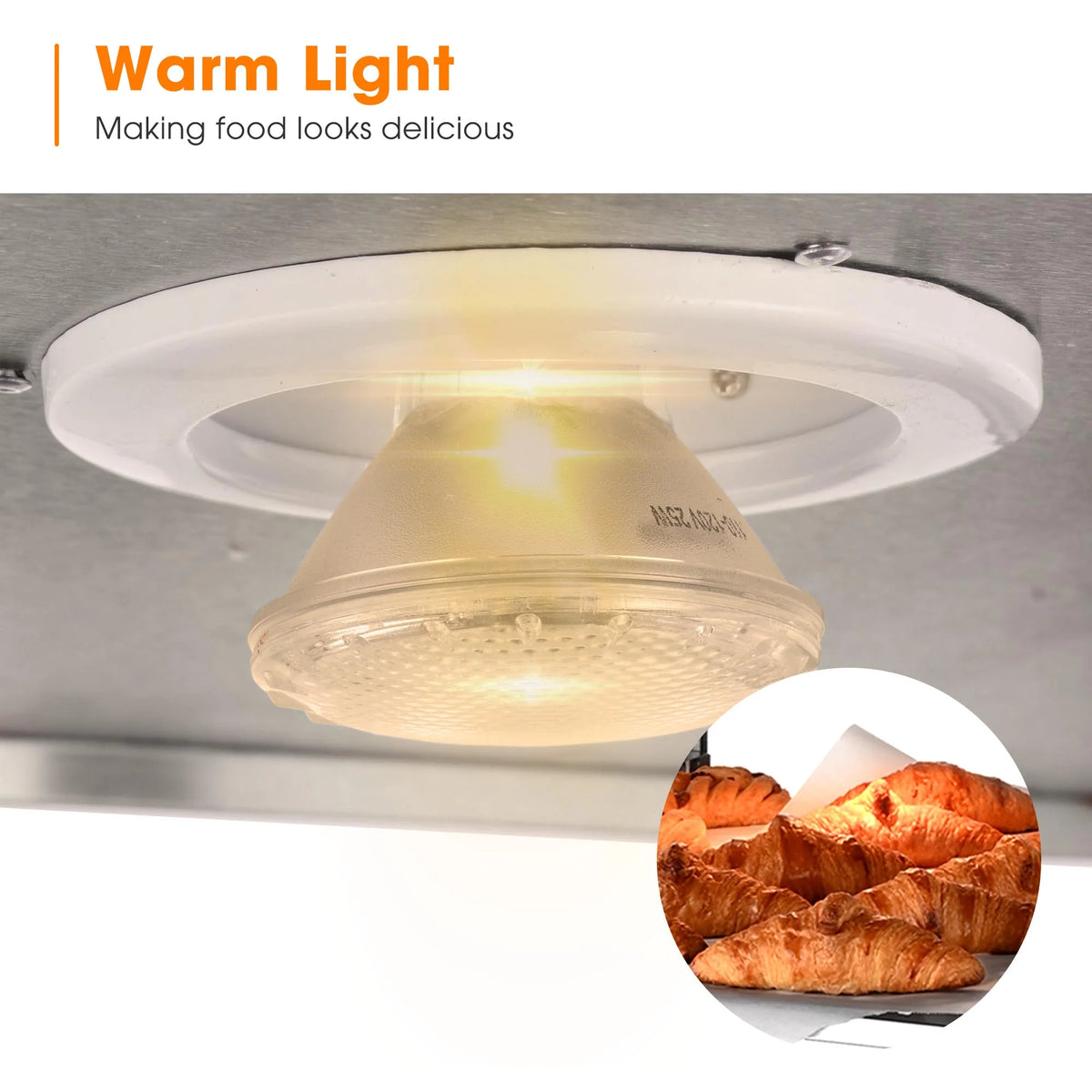 Commercial 3-Tier Food Warmer Display Case 750W Q793