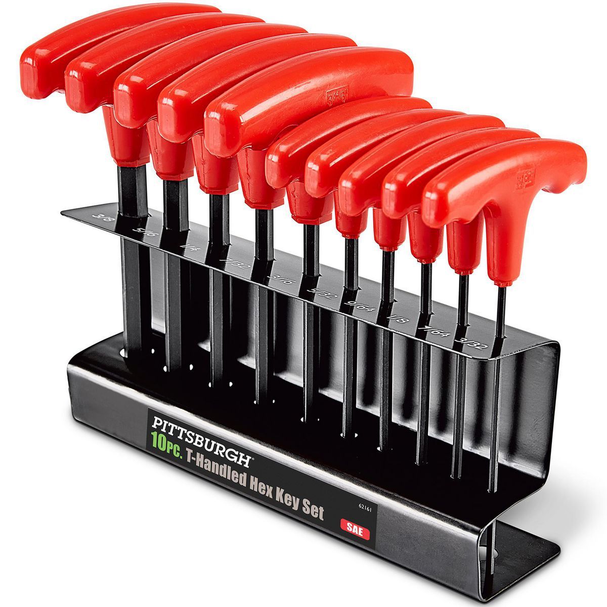 10 Piece SAE T-Handle Hex Key Set U29343