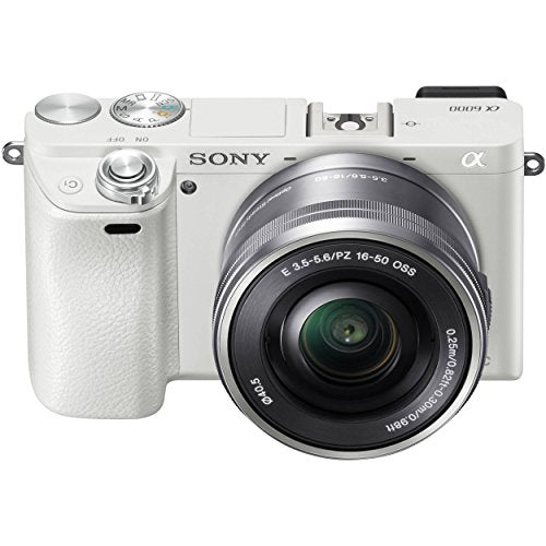 White 24 MP Mirrorless Digital Camera with 16-50 mm Lens M90589