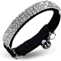 Soft Velvet Adjustable Cat Collar with Bells T485721