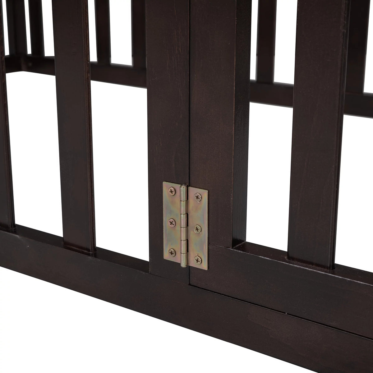 Wood Floor Bed with Fence and Door P37932
